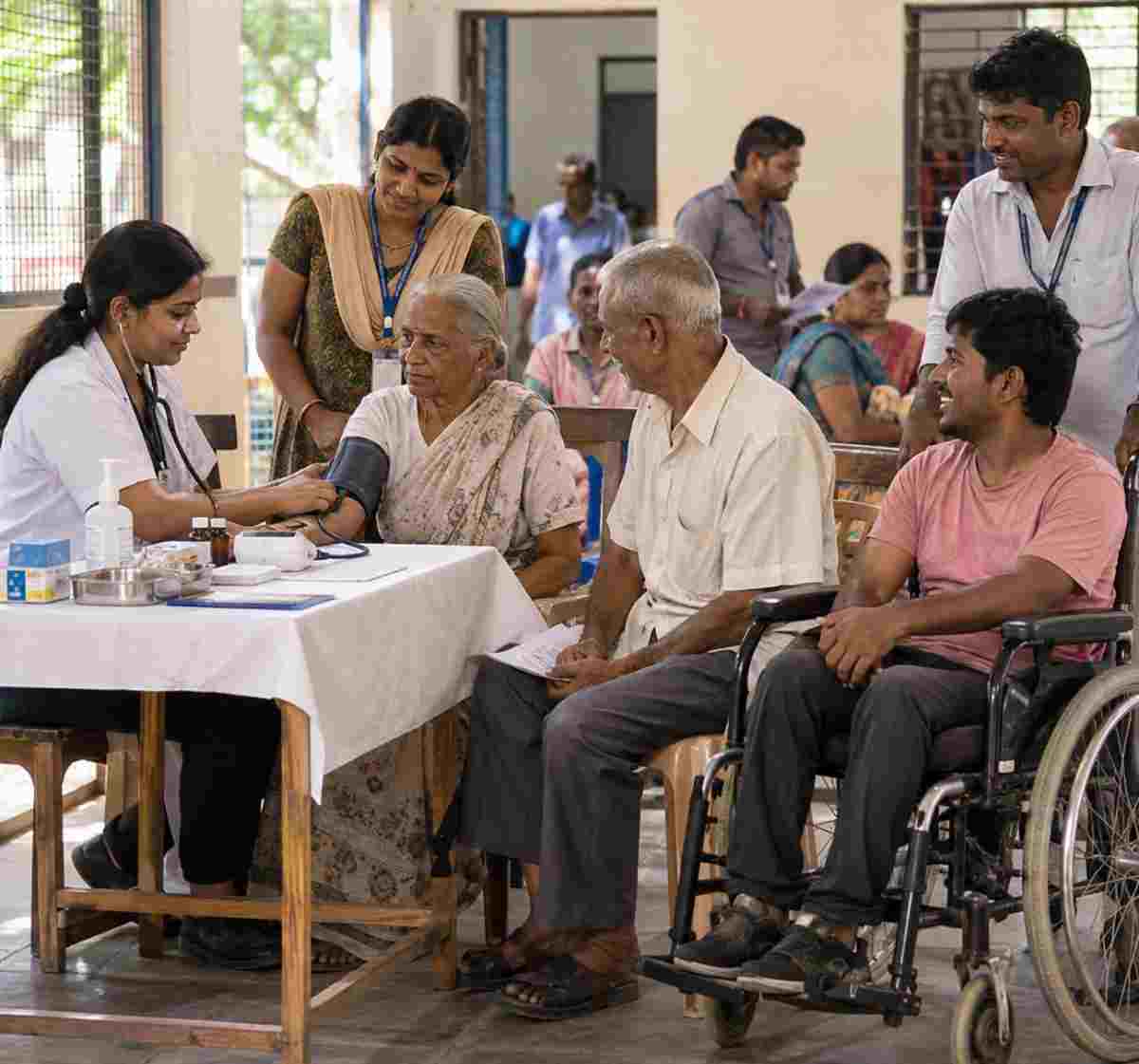 Health social welfare elderly care and disability inclusion